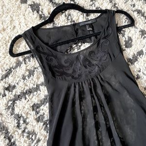 Black Sheer Dress